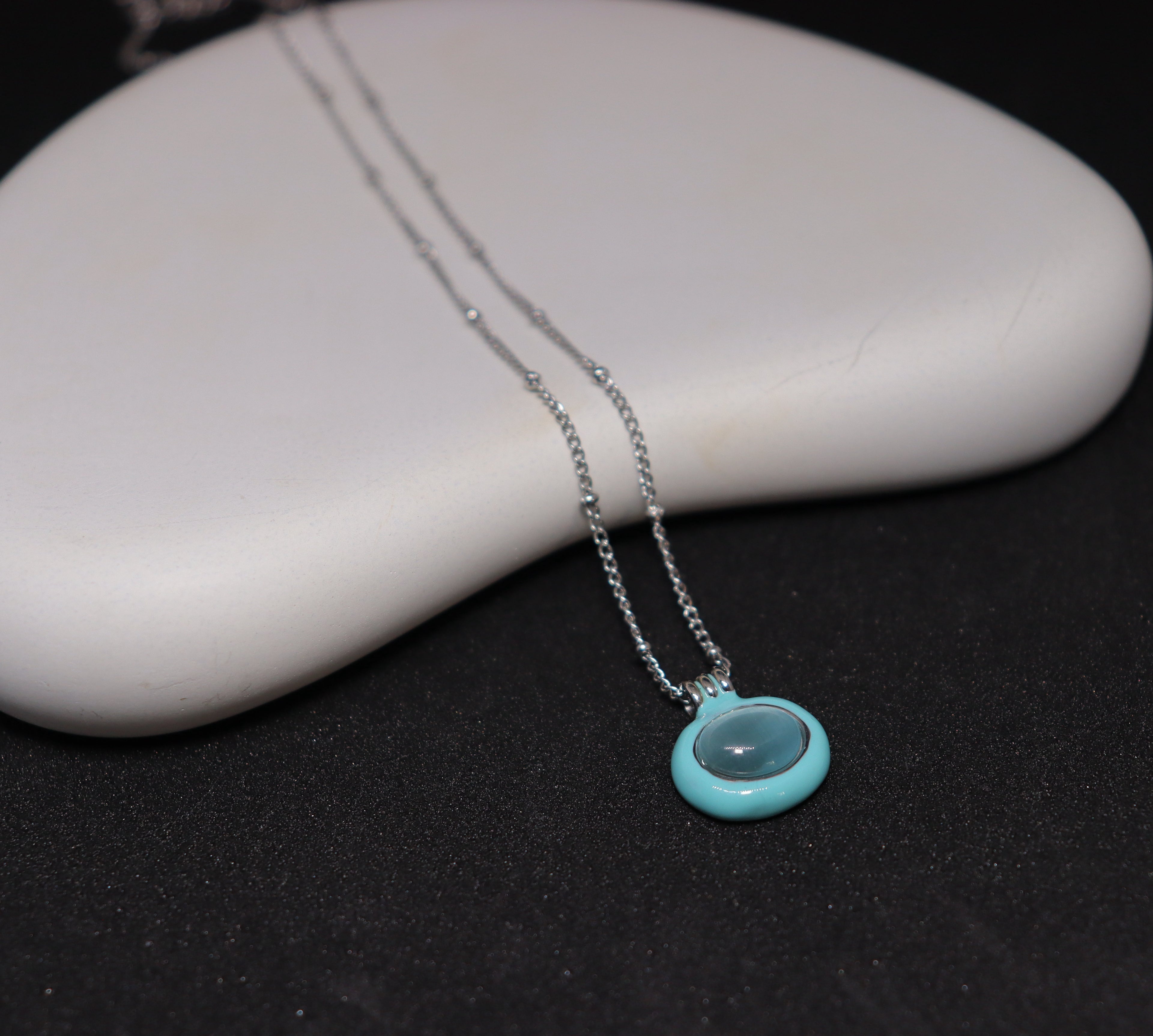 Bluestar Silver Necklace