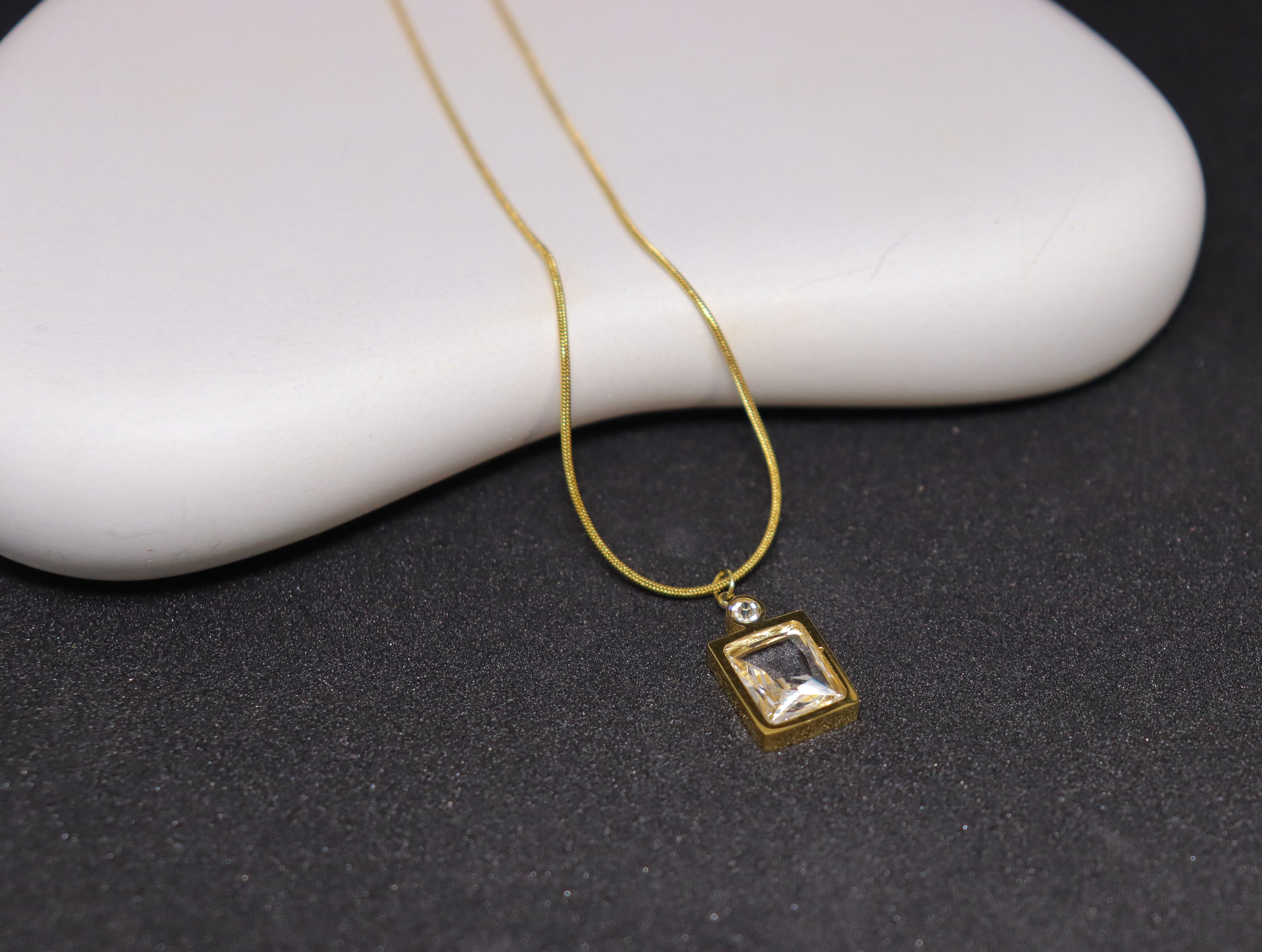Crystal Gold Necklace