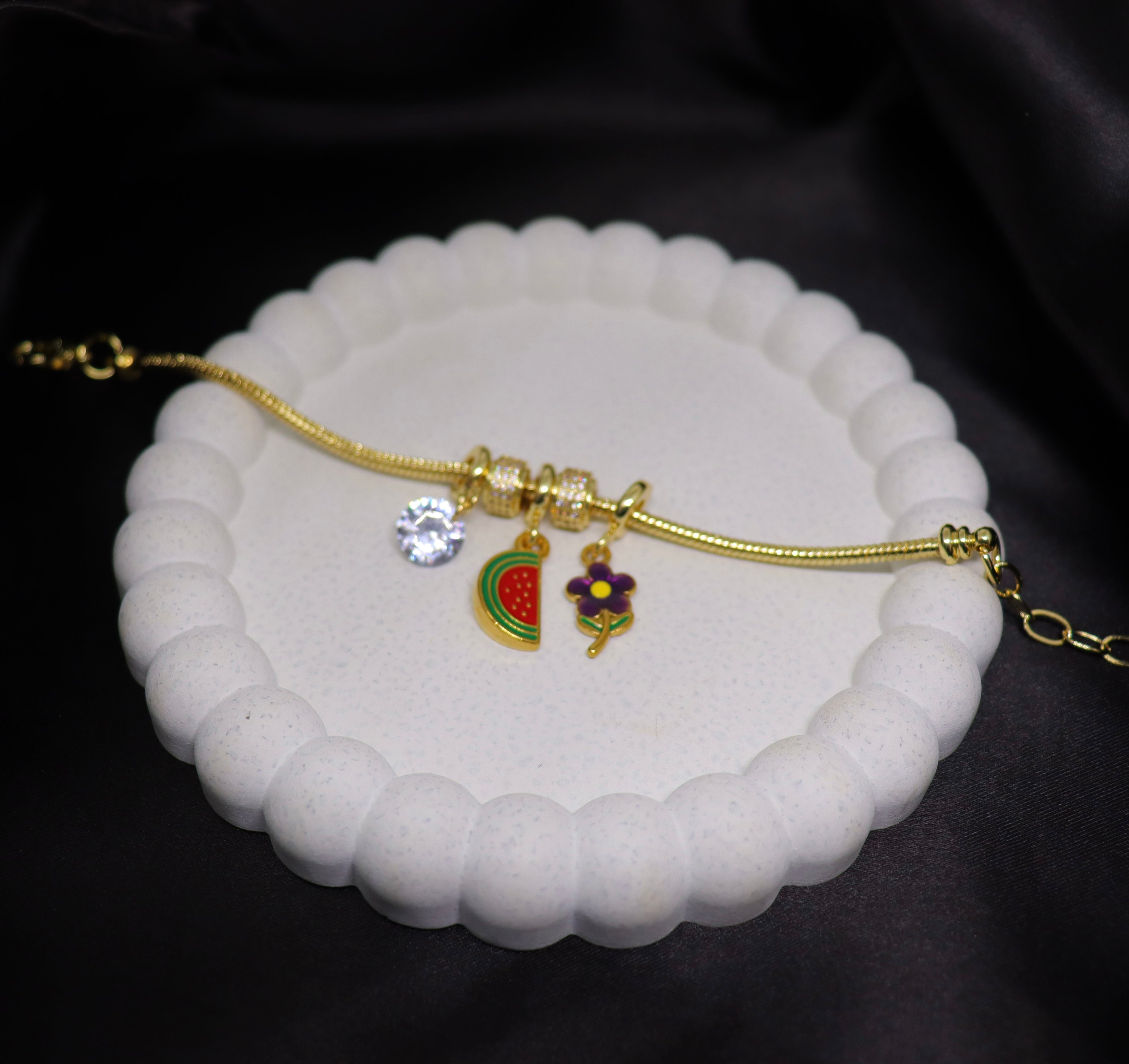 Charms Gold Bracelet