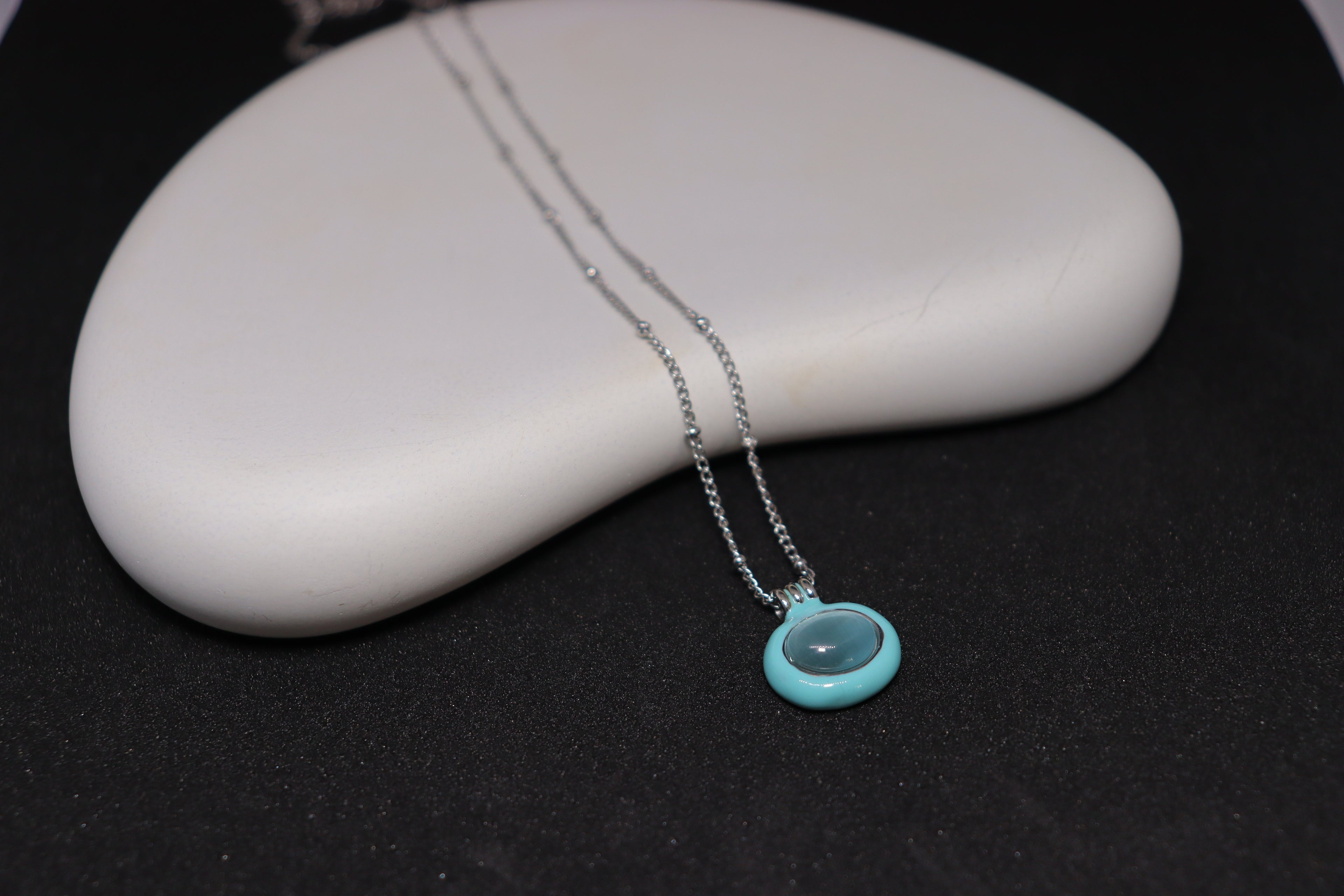 Bluestar Silver Necklace